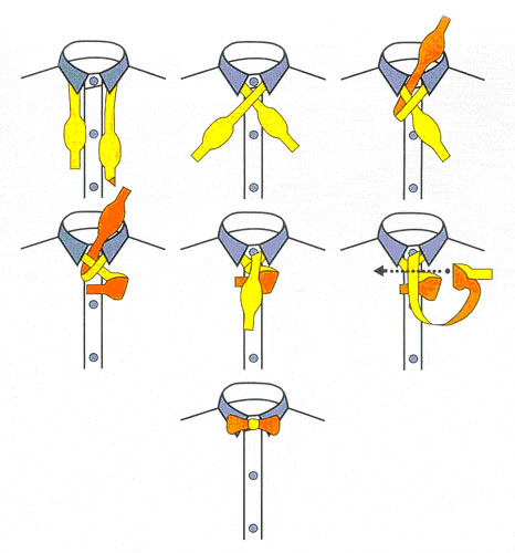 how to tie a bow tie easy